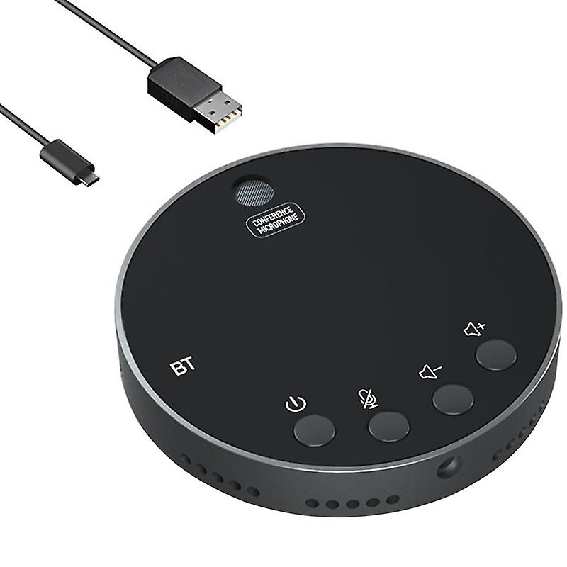 Bluetooth5.0 Desktop Usb Microphone,360° Omnidirectional Condenser Computer Microphone,mute/volume Function With Speaker
