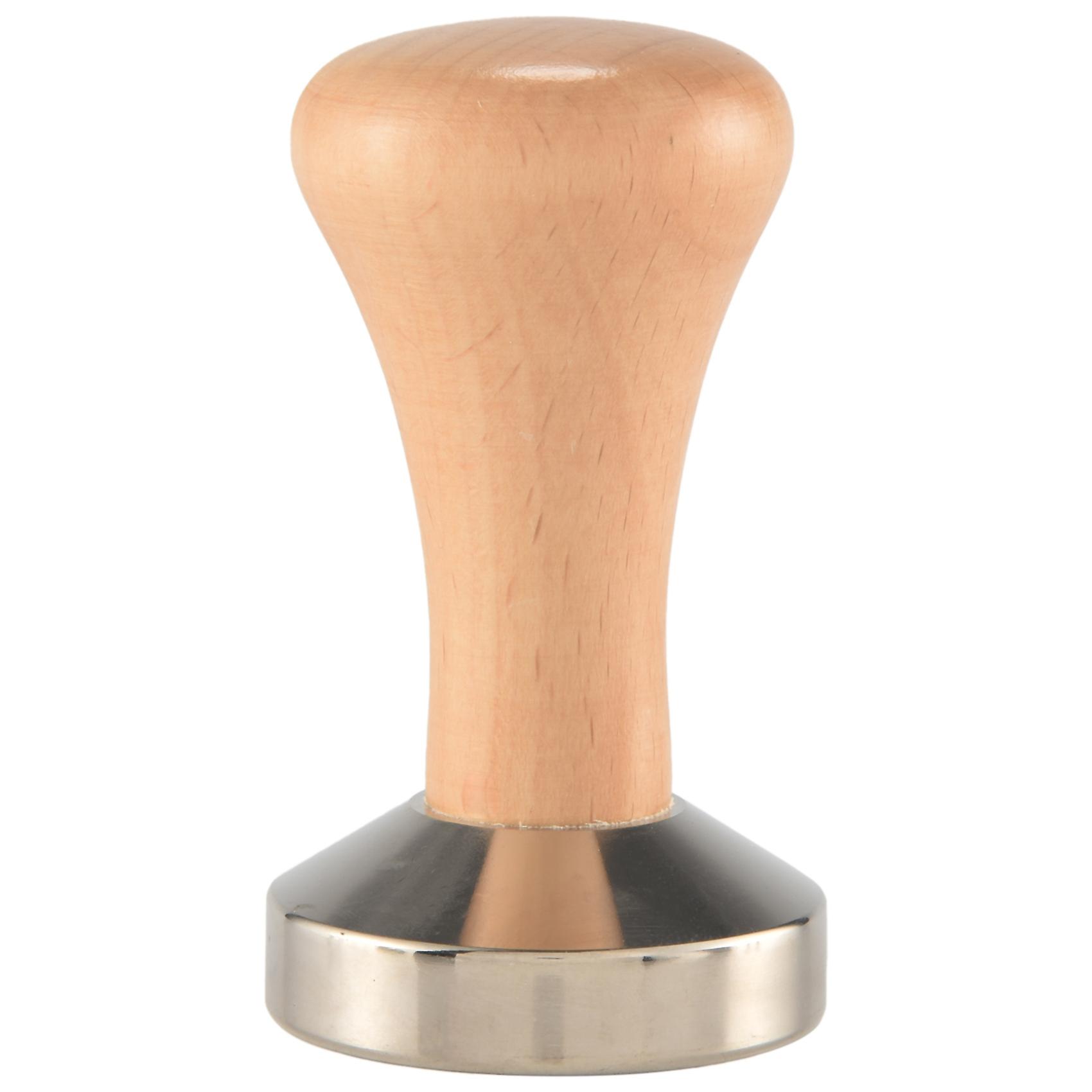 Coffee Tamper Wooden Handle Barista Espresso Machine Grinder 51mm for Coffee and Espresso Hammer Wo