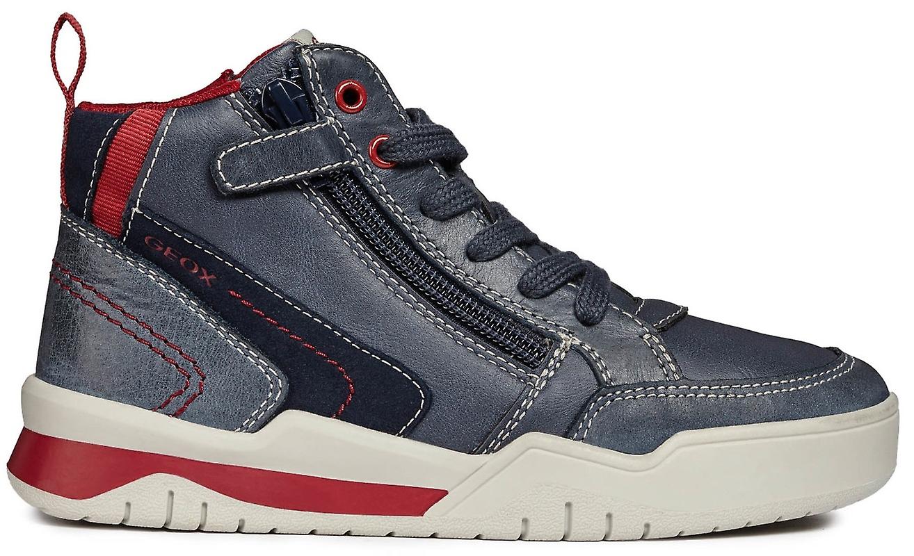 Geox Boys Perth J847RB Boots Navy Red