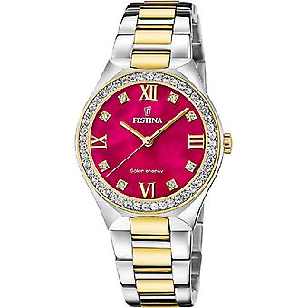 Festina 20659-3 relógio de senhora - Pulseira de aço dourado