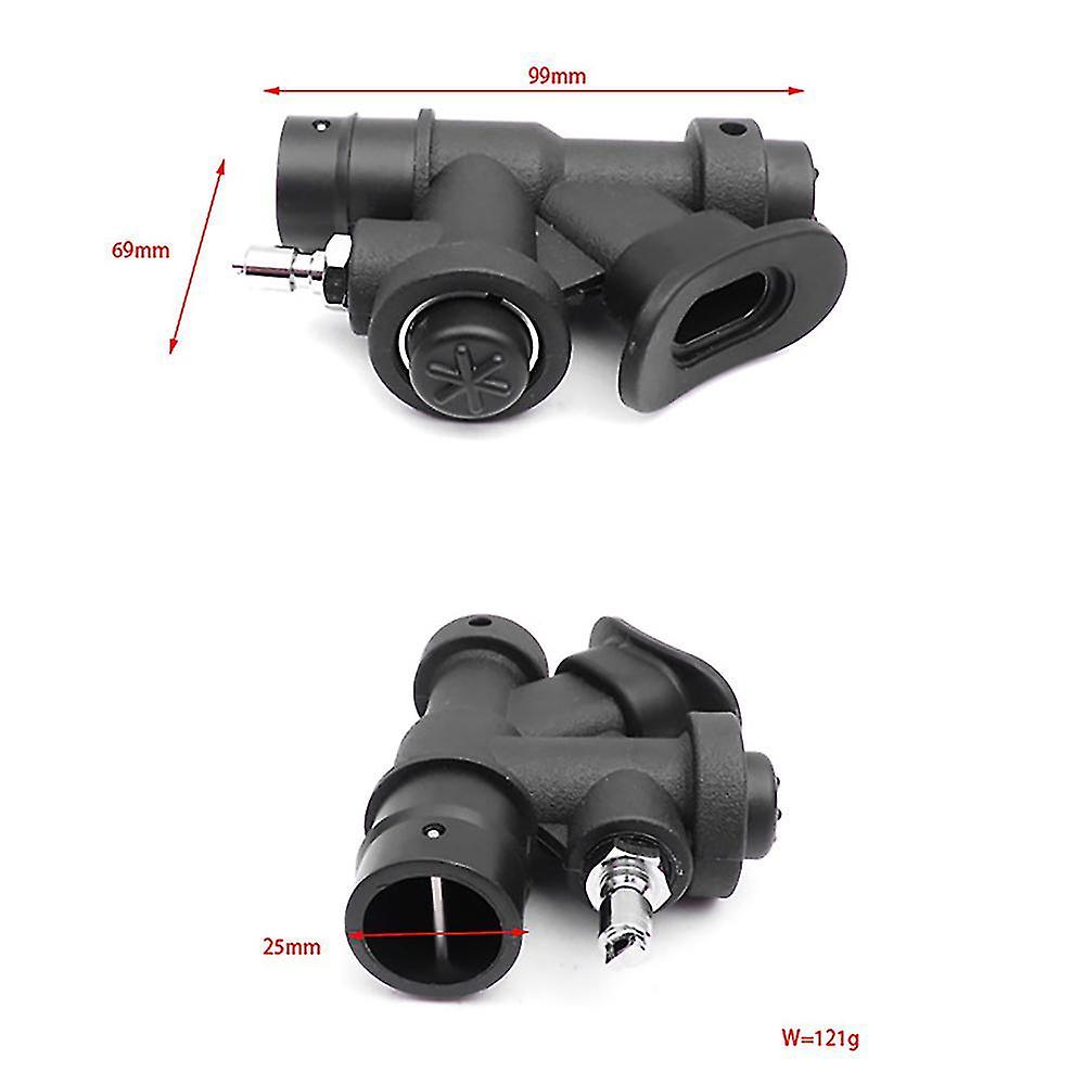 Scuba Diving Universal Bcd Power Inflator With Standard Connection With 45 Degree Angled Mouthpiece
