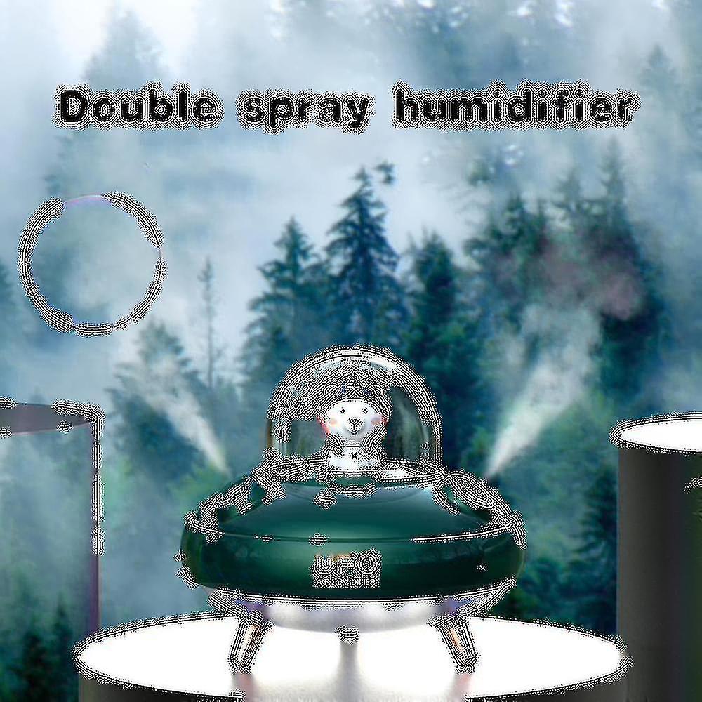 H03 Humidifier Fine Fog Low Noise Dual Spouts Ufo Bear Nanotechnology Air Purifier For Office