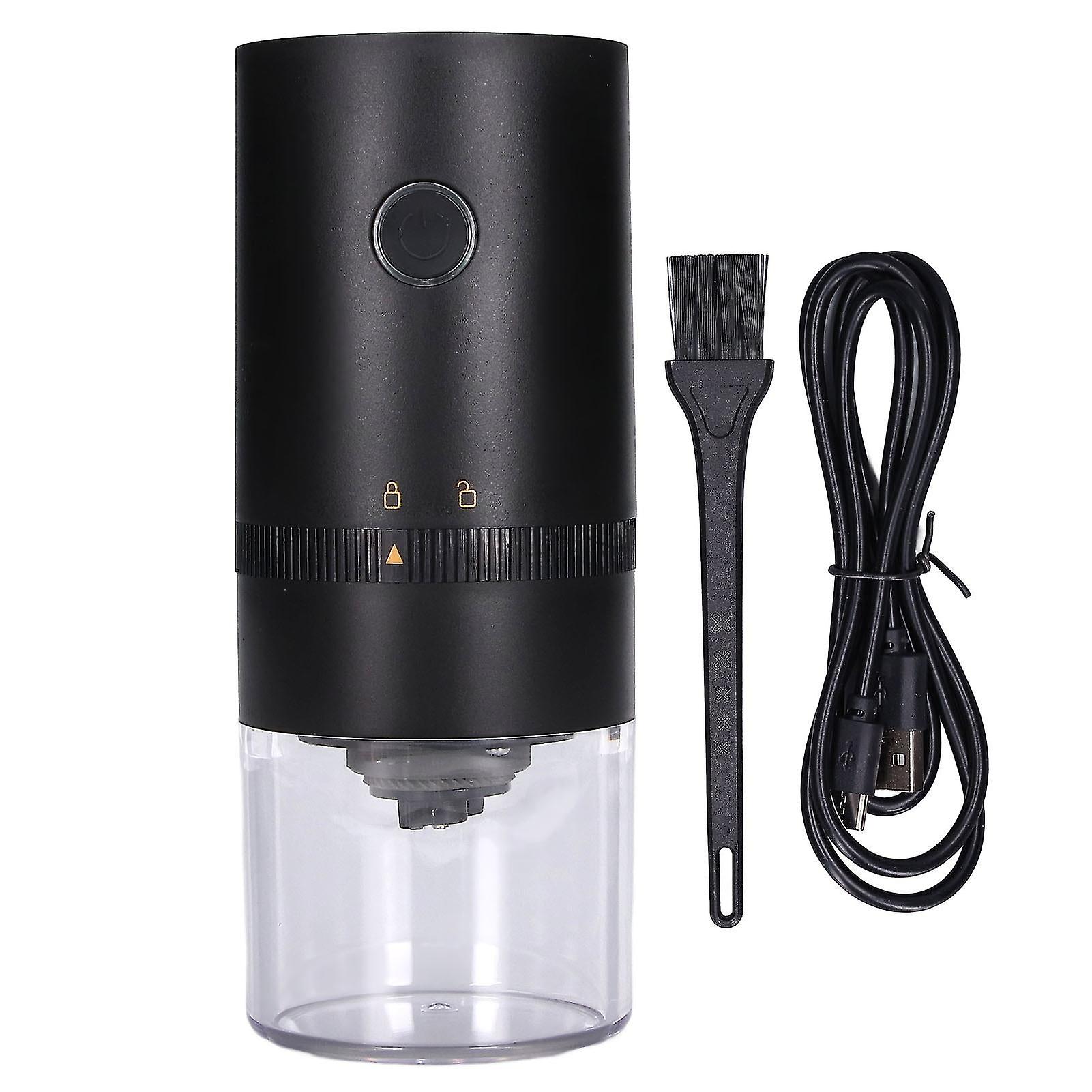 Coffee Grinder Portable Small Electric Rechargeable Household Automatic Coffee Grinderblack