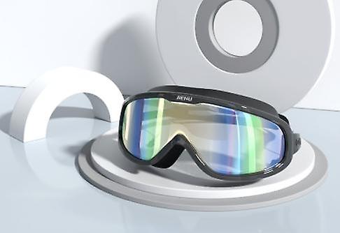 Mn Kvinnor Simning Skyddsglasgon Vattentt Och Anti Dimma Vuxen Stor Ram Simglas