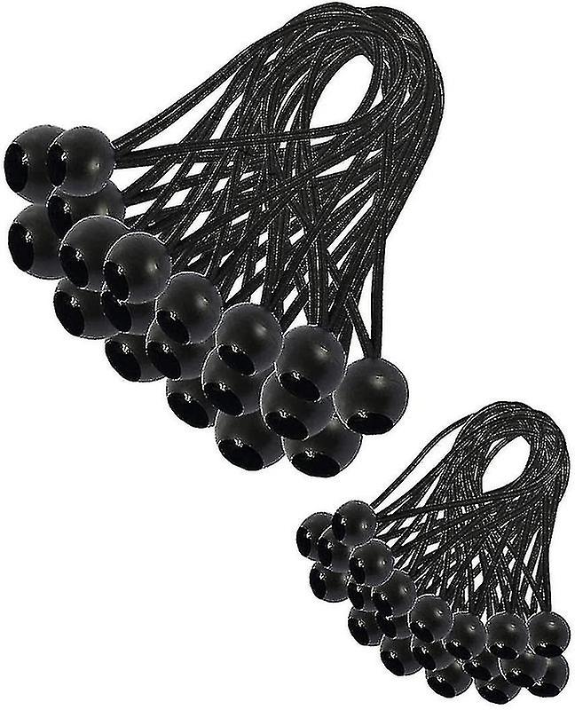 30 Pieces Bungee Cord, Tarpaulin Bungee Cord, Bungee Cord, Curtains Extension Harness(200mm And 150mm)
