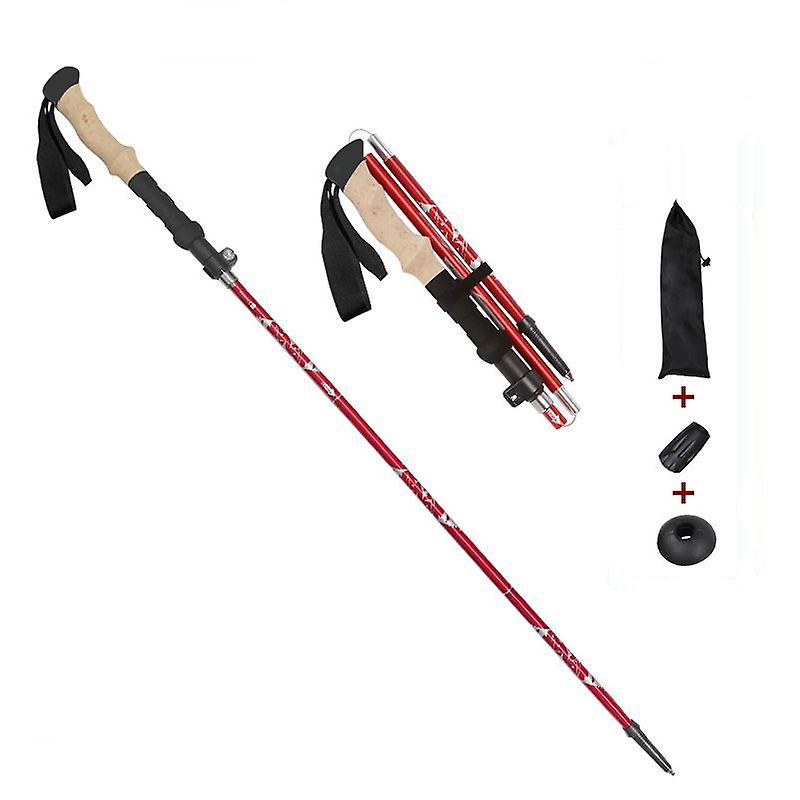 Bâton de trekking INF à 5 sections avec longueur réglable