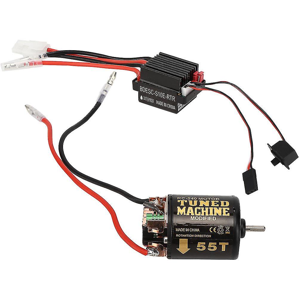 Rc Model Car Universal 540 Brush Motor With 320a Brush Esc Rc Parts Accessories55t