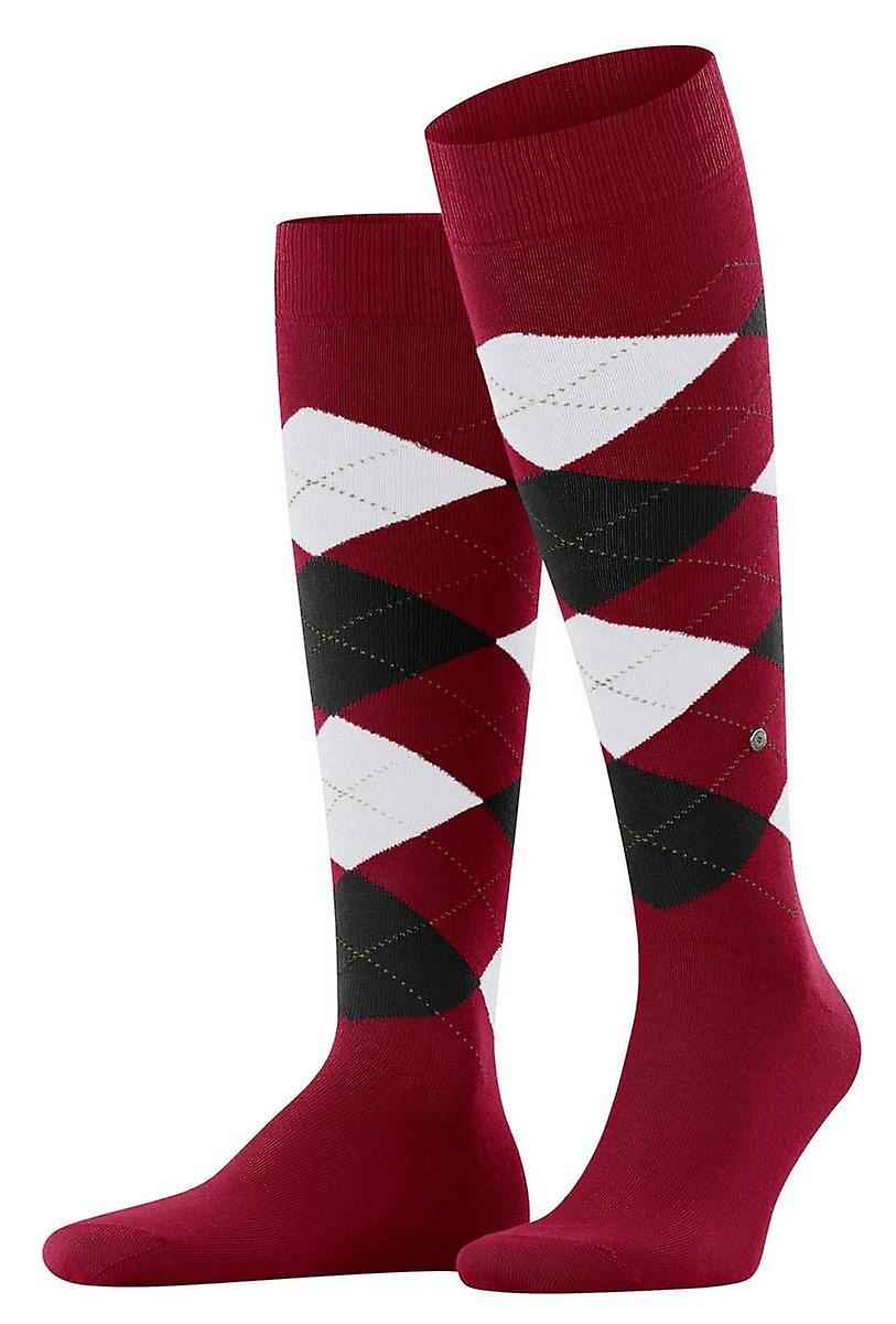 Burlington King Knee High Socks - Cranberry Red