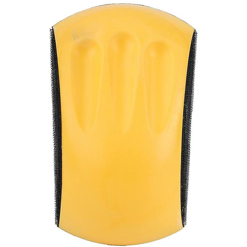 Hand Sanding Block, Light and Soft Elastic Hook Backing Pad, for Polisher Sanders (6 inch 150mm)