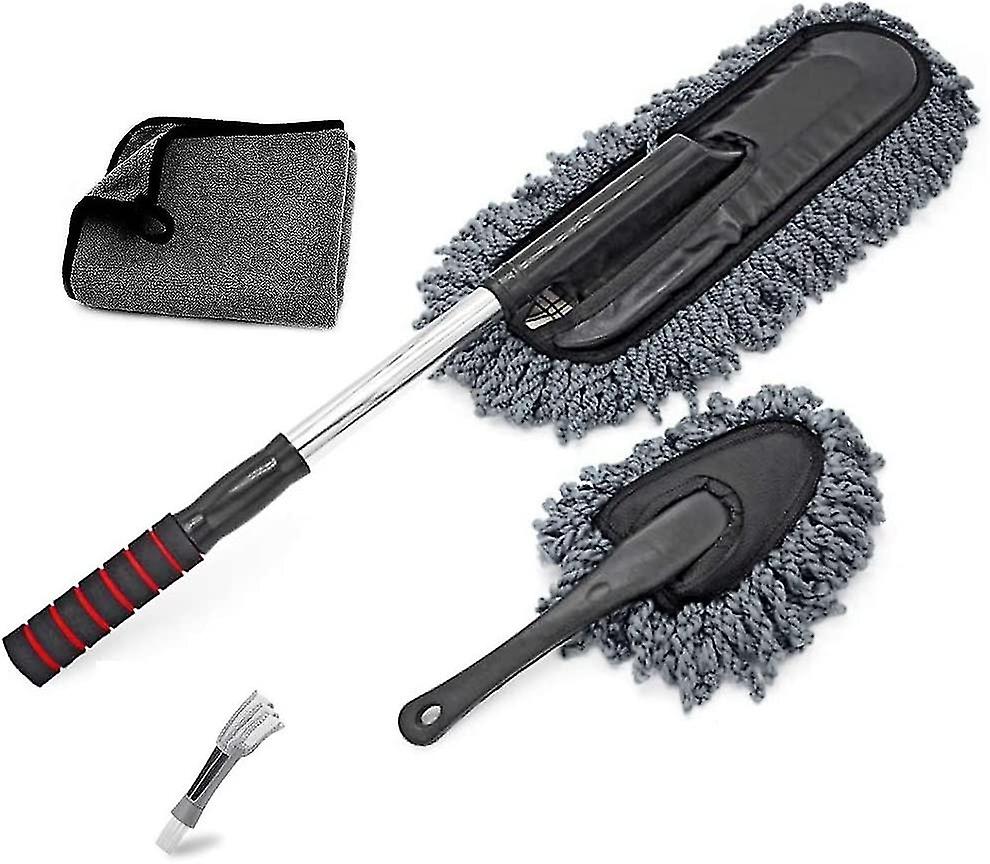 Car Duster,mop Duster Kit,car Duster Exterior Interior Cleaner With Extendable  Gift