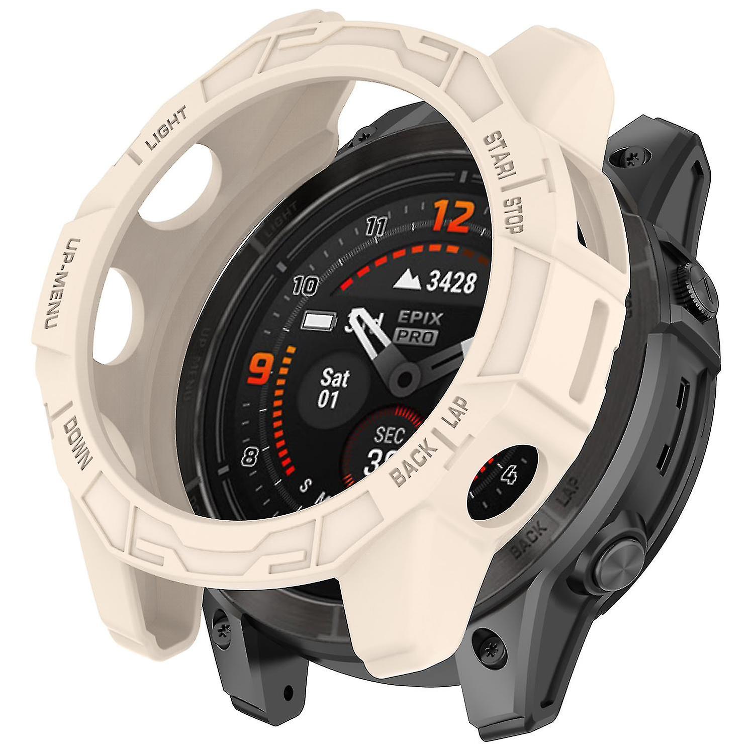 Protective Case For Garmin epix Pro (Gen 2) 42mm /Fenix 7S Pro/7S, Soft TPU Hollow Cover Frame