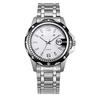 Montre Homme Calendrier Business Quartz Watch Grand Dial Retro Montre pour hommes