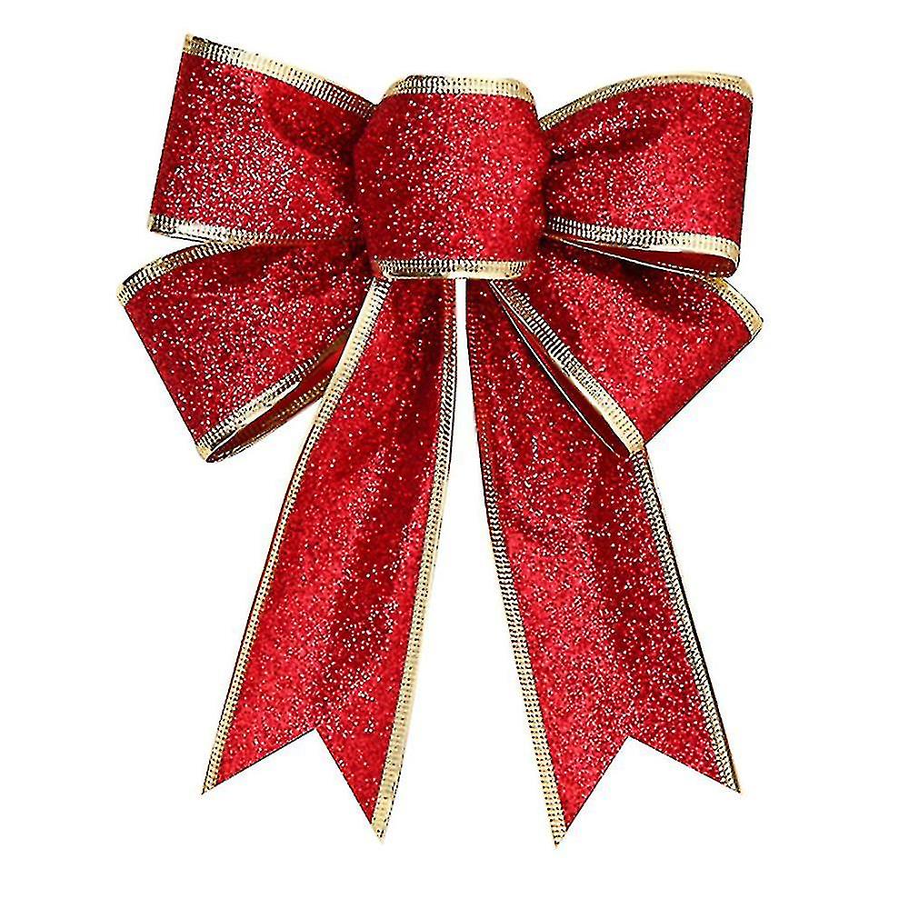 3/5/10 حزمة كبيرة القوس القوس شجرة عيد الميلاد مجوهرات