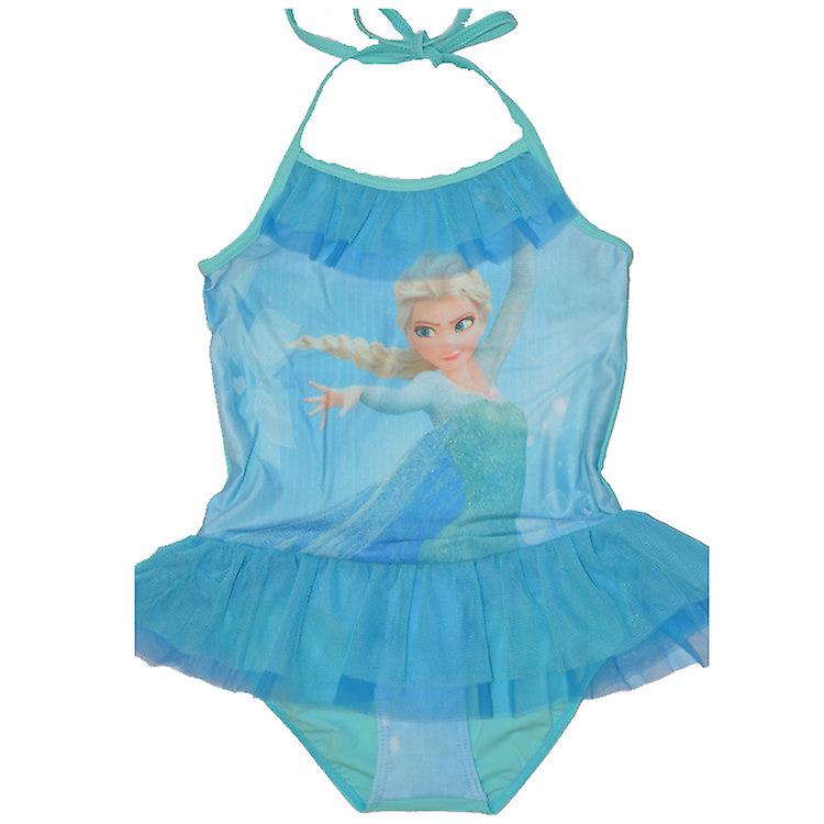 Baddräkt Flickans badkläder i ett stycke