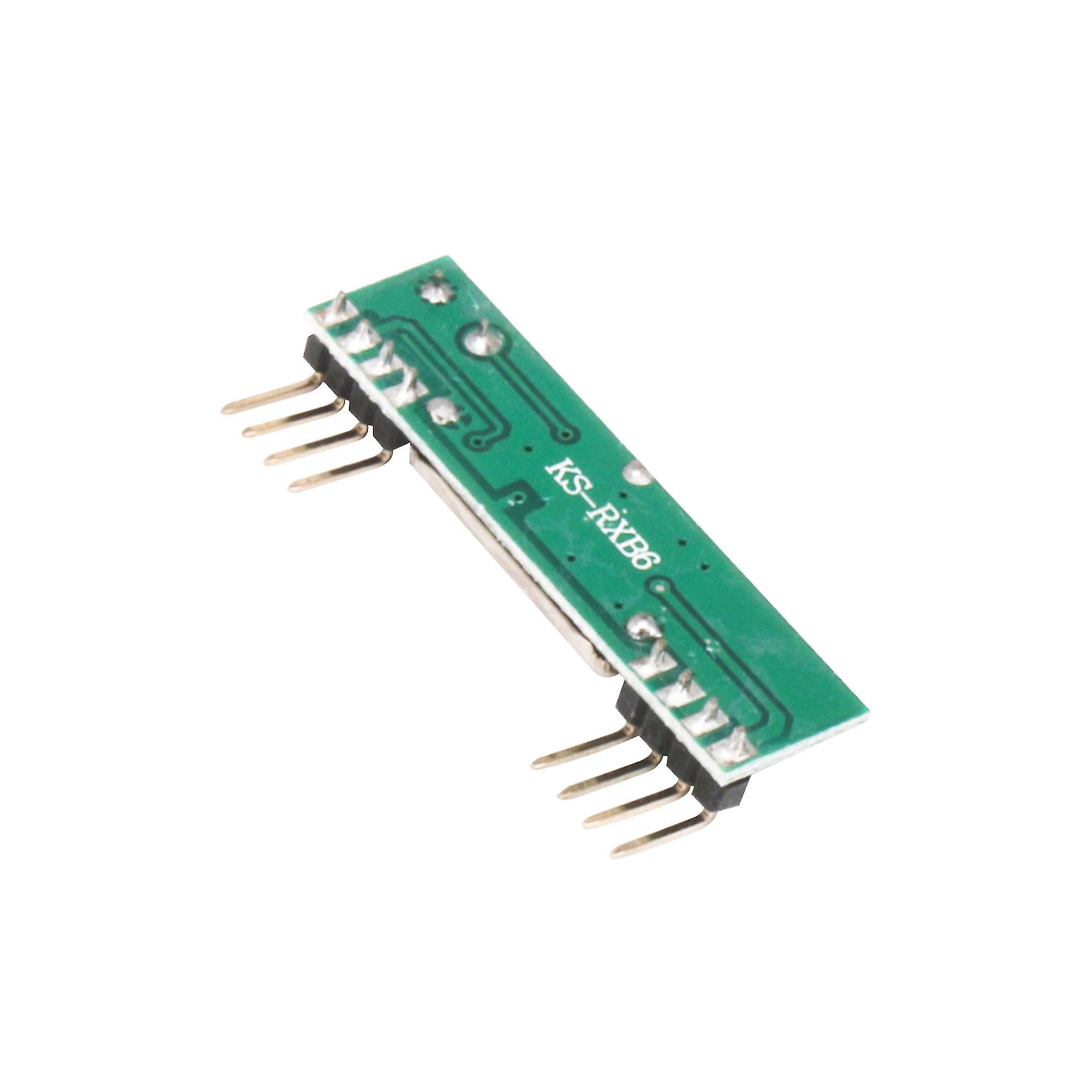 Wall Socket Controls Sensors 433mhz Superheterodyne Rf Wireless Receiver Module Kit Green Dc3v-5.5v Ppm-2063