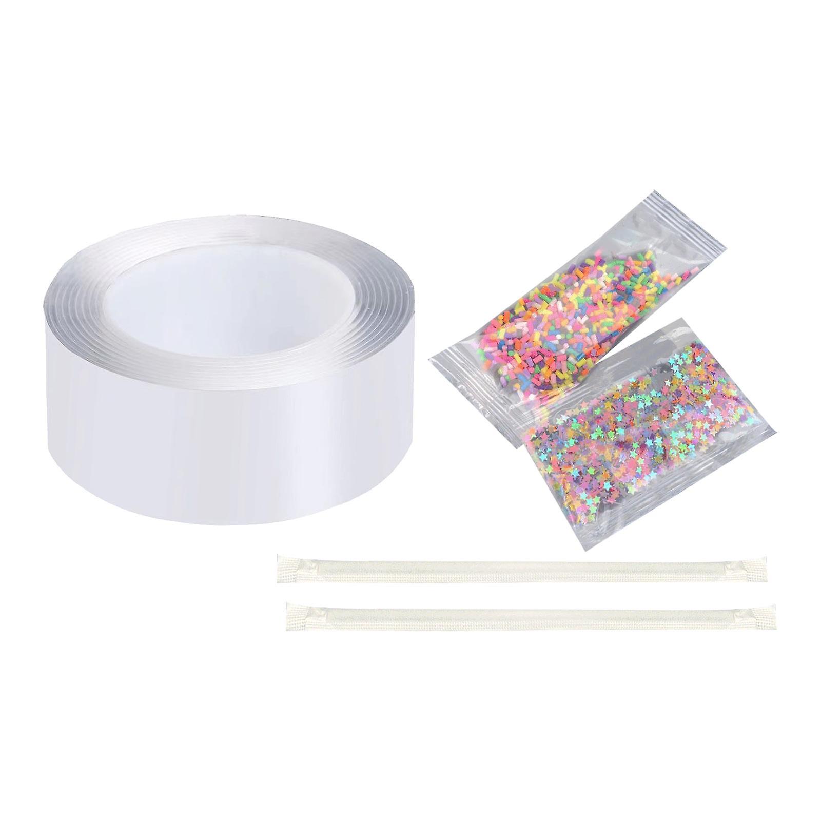 Double Sided Tape Transparent Tape 3cm Width for Ball Making Sensory Toy