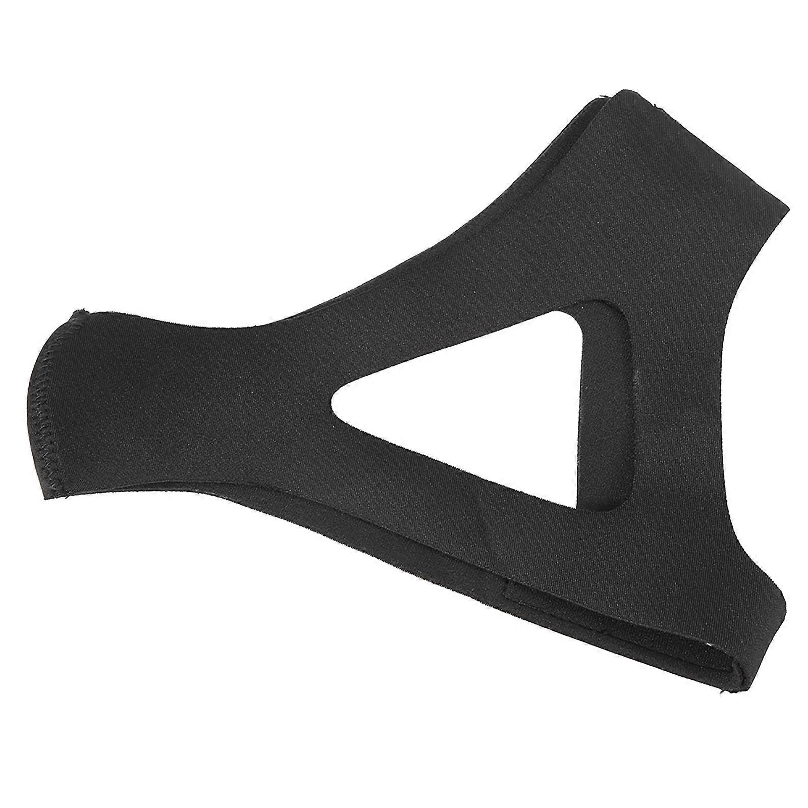 Anti-snoring and anti-apnea belt with chin strap for sleep