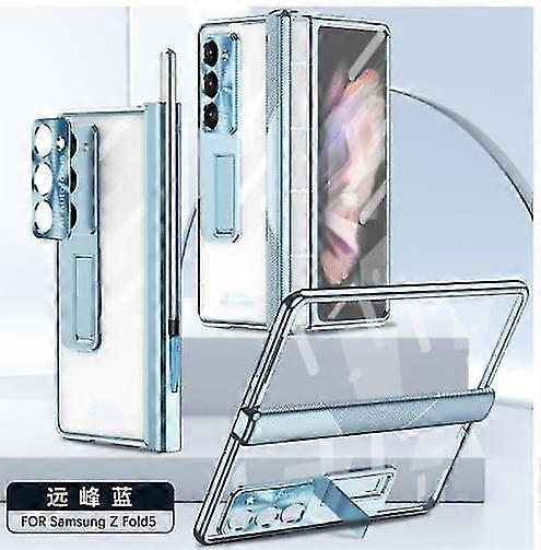 Z Fold 5 Case With Pen,plating Magnetic Hinge Protection For Samsung Galaxy Z Fold 5 With Pen Holder