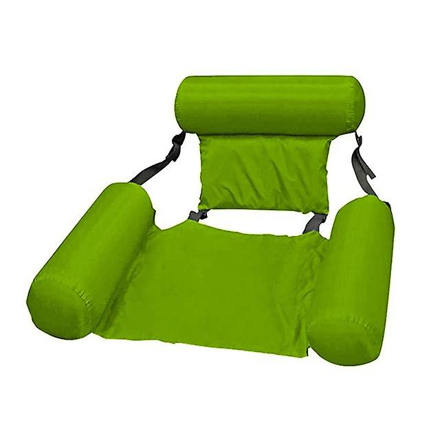 Swimming Floating Fordable Chair Pool Seats Inflatable Bed Adult Lounge Chair