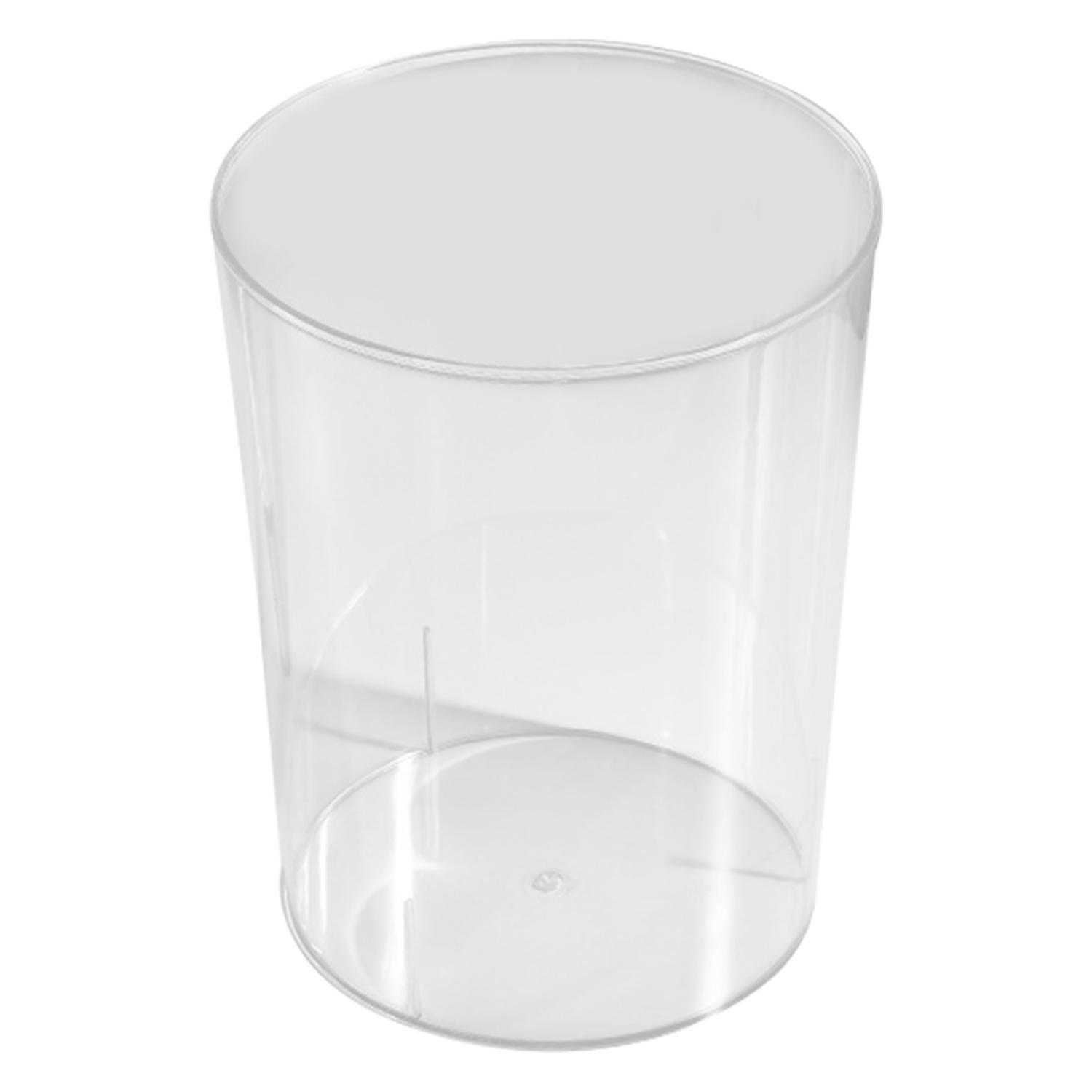 Pressing Ring Design Trash Can PET Rubbish Container Waste Bucket Kitchen Tool