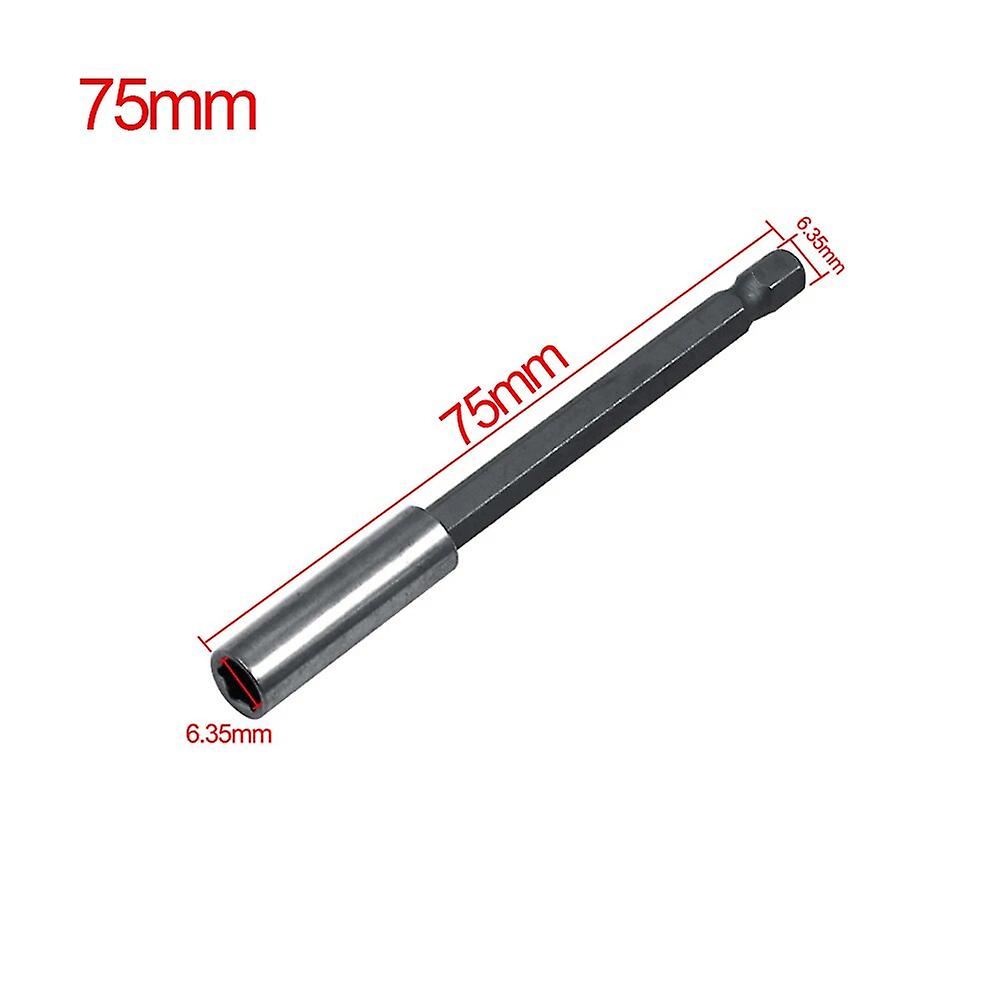 Electric Drill Socket Adapter 1/4 Hex Shank Self-Locking Quick Release Screwdriver Extension Bar Bits Screwdriver Bit Holder Pow~10430