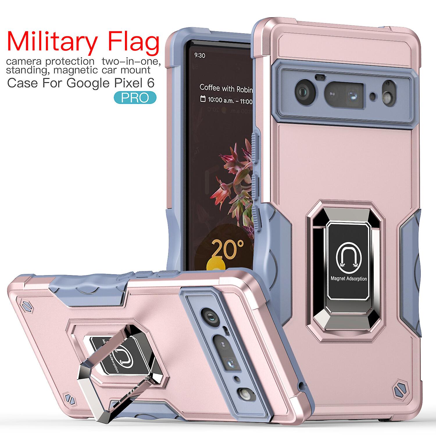 Case for Google Pixel6 Pro Shockproof Magnetic With Ring Holder