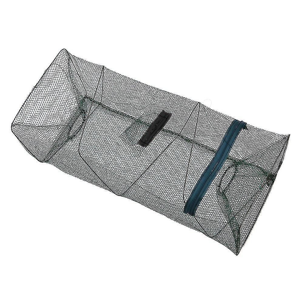 Folded Fishing Net Trap Portable Zipper Bait For Shrimp