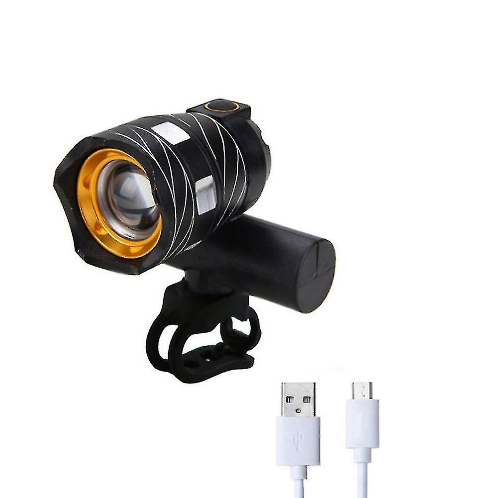 Usb Rechargeable Aluminium Alloy Front Head Light