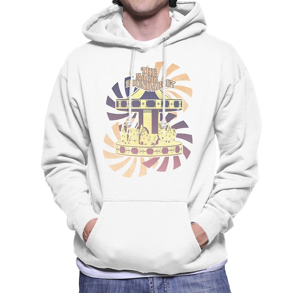 The Magic Roundabout Retro Carousel Men's Hooded Sweatshirt