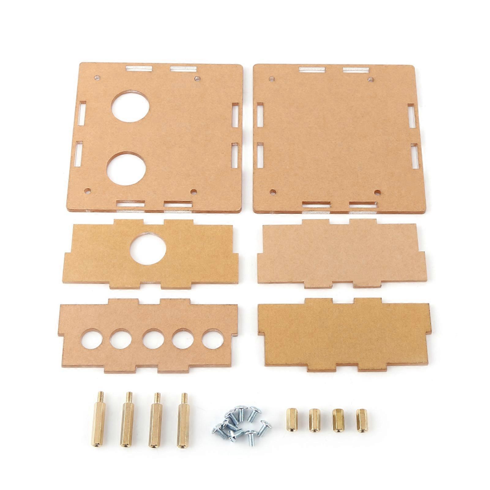 Fictory Valve Preamplifier Shell Fictory Acrylic Case Shell Housing Protective Parts Kit for 6J1 Valve Tube Preamp, Vacuum Tube Pre Amplifier