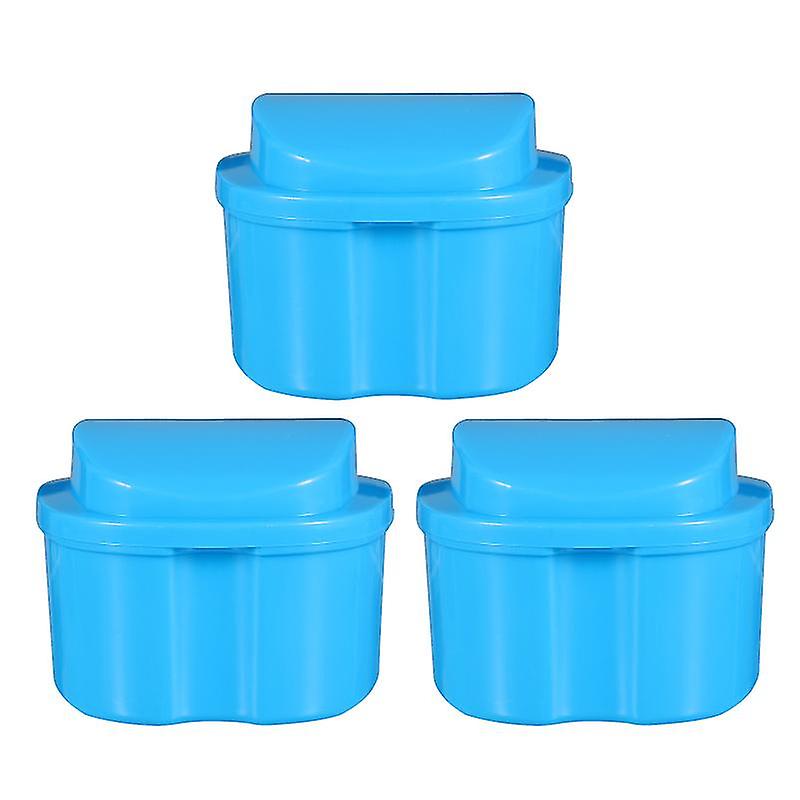 3pcs Fake Teeth Storage Box