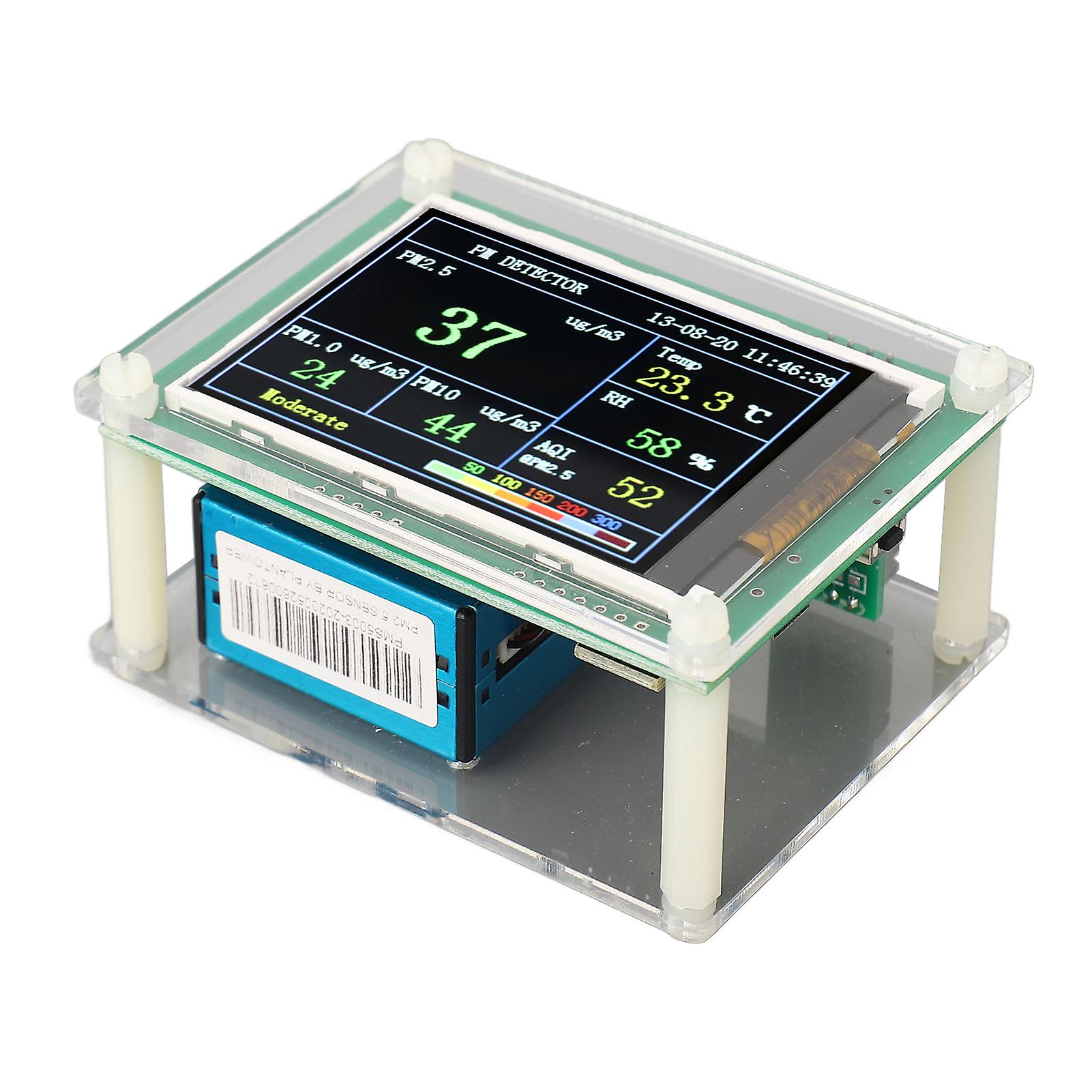 PM2.5 Detector Indoor Air Quality Monitor PM1.0 PM2.5 PM10 HCHO CO2 Temp Humidity Sensor Communication Version 