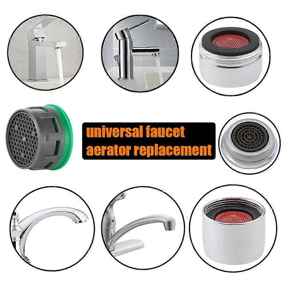 10Pcs Faucet Aerator Faucet Flow Restrictor Replacement Parts Insert Aerator for Bathroom or Kitchen