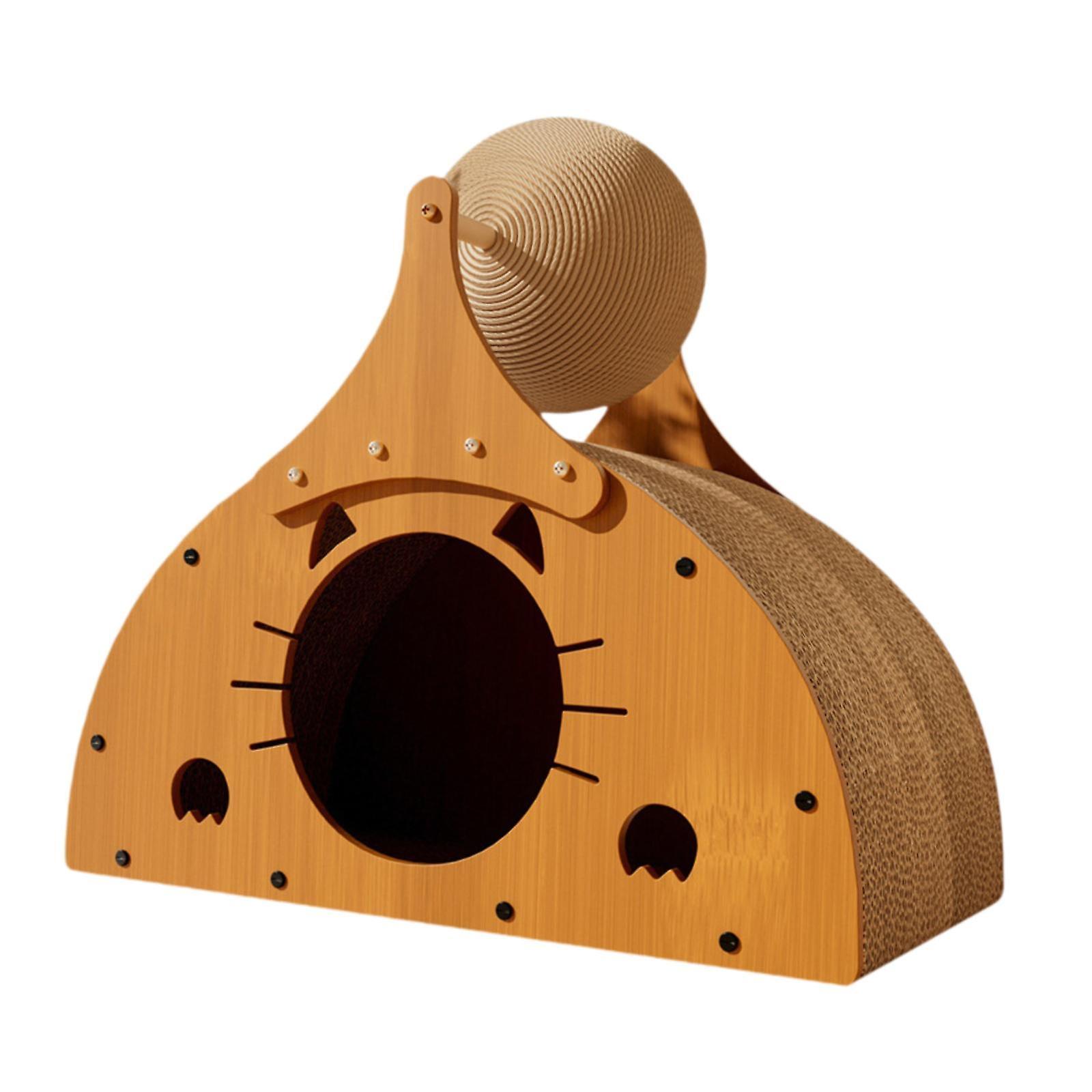 Cat Scratcher Cat Scratcher Mat Scratching Pad for Couch Indoor Cats Lounger with Hemp Ball