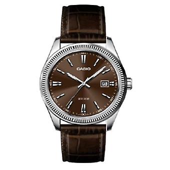 Casio Timeless Collection Herreur - MTP-1302PL-5AVEF Læderrem