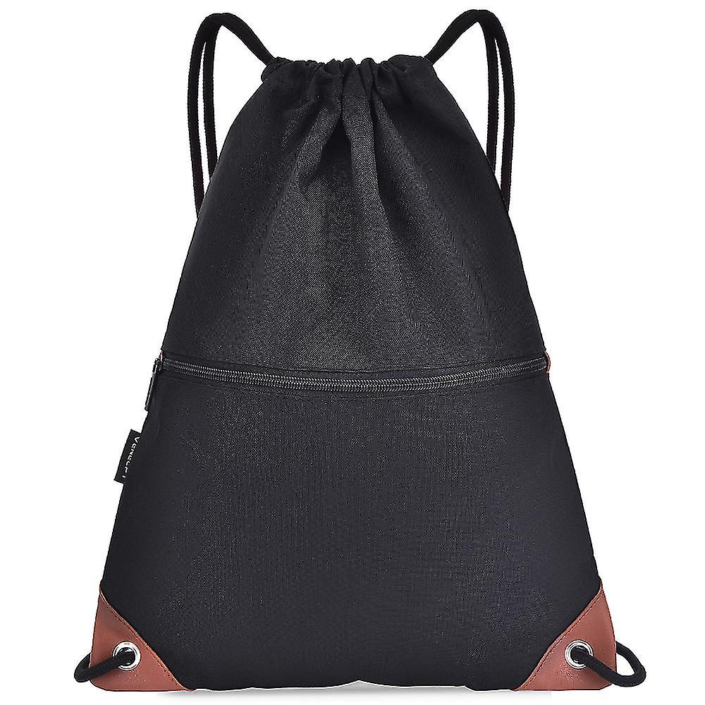 Gym Sack Drawstring Backpack Water-resistant Drawstring Bucket Bag