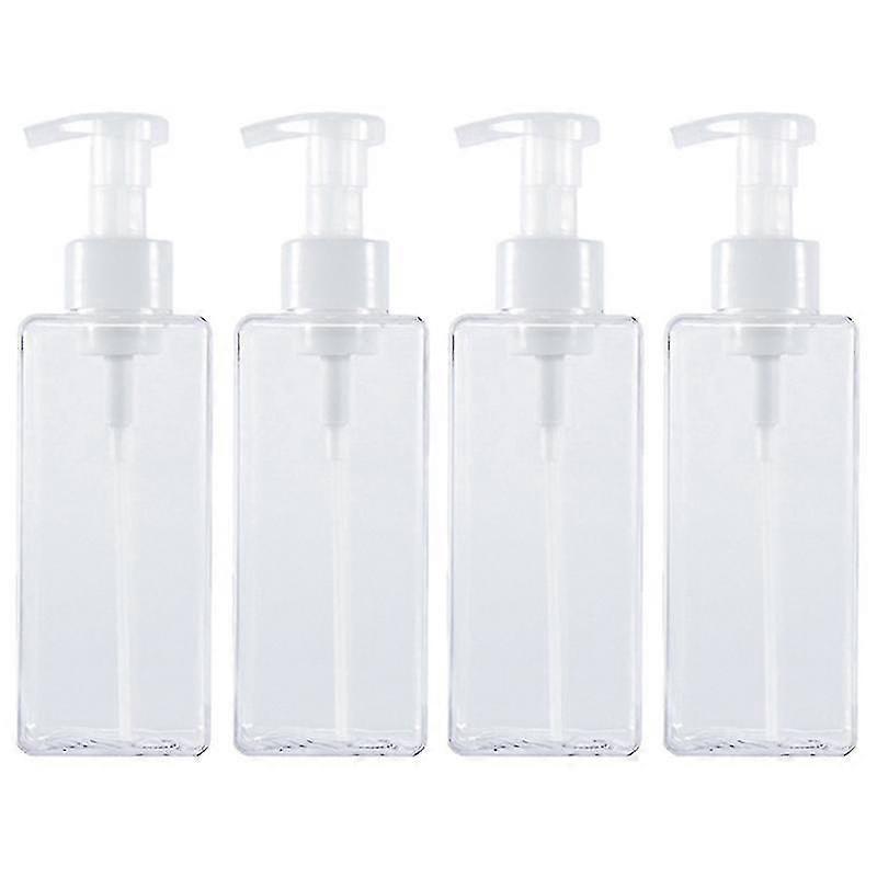 4pcs container bottle, Liquid Push Down Pump Dispenser Bottle