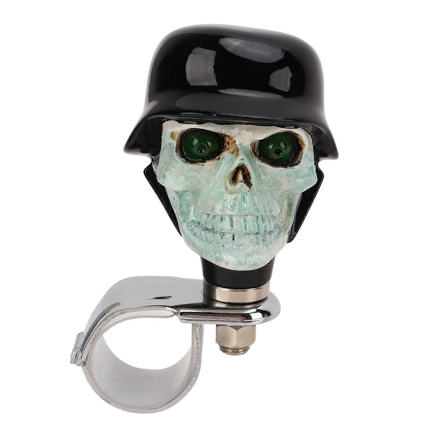 Skull Shape Steering Wheel Suicide Knob Car Power Handle Spinner for Vehicle Truck Boat NO.77631