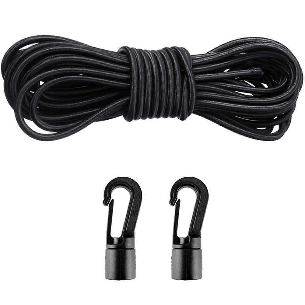 1 Set Kayak Bungee Cord Boat Bungee Cord Kit Elastic Bungee Cord Shock Cord with Hooks