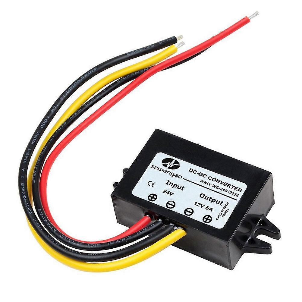 Practical 24V to 12V Buck Converter 5A 60W Auto Buck Voltage Regulator