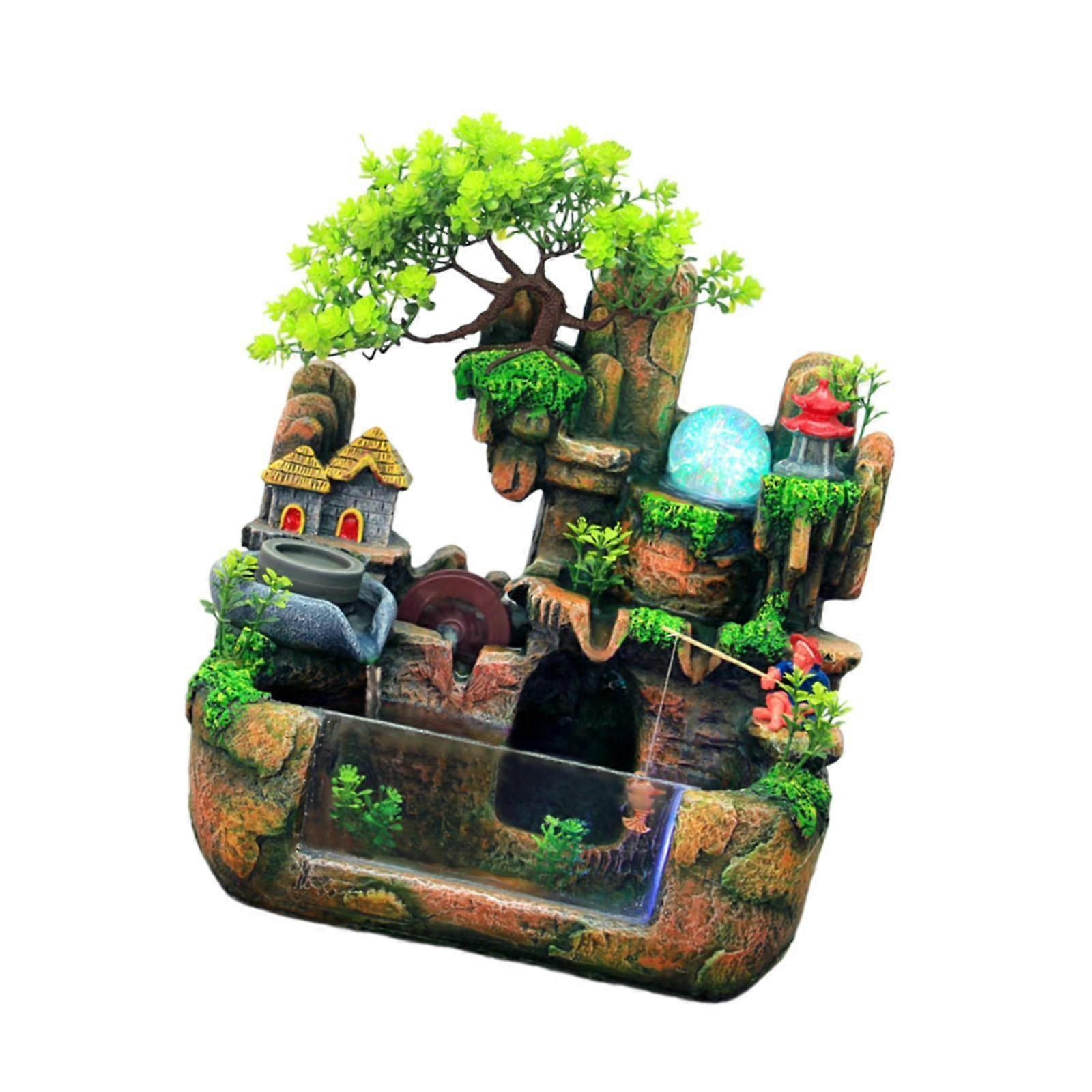 屋内リラクゼーションデスクトップファウンテンウォーターフォールホーム用デスクトップウォーターファウンテン