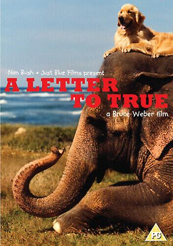 A Letter to True DVD (2009) Bruce Weber cert PG - Region 2