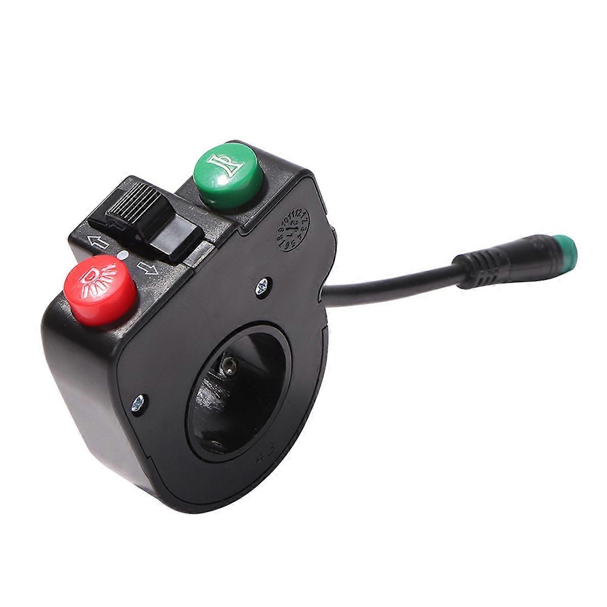 Electric Scooter Waterproof Handlebar Headlight Horn Turn Signal Switch for KUGOO M4/PRO Electric ScooterAccessories