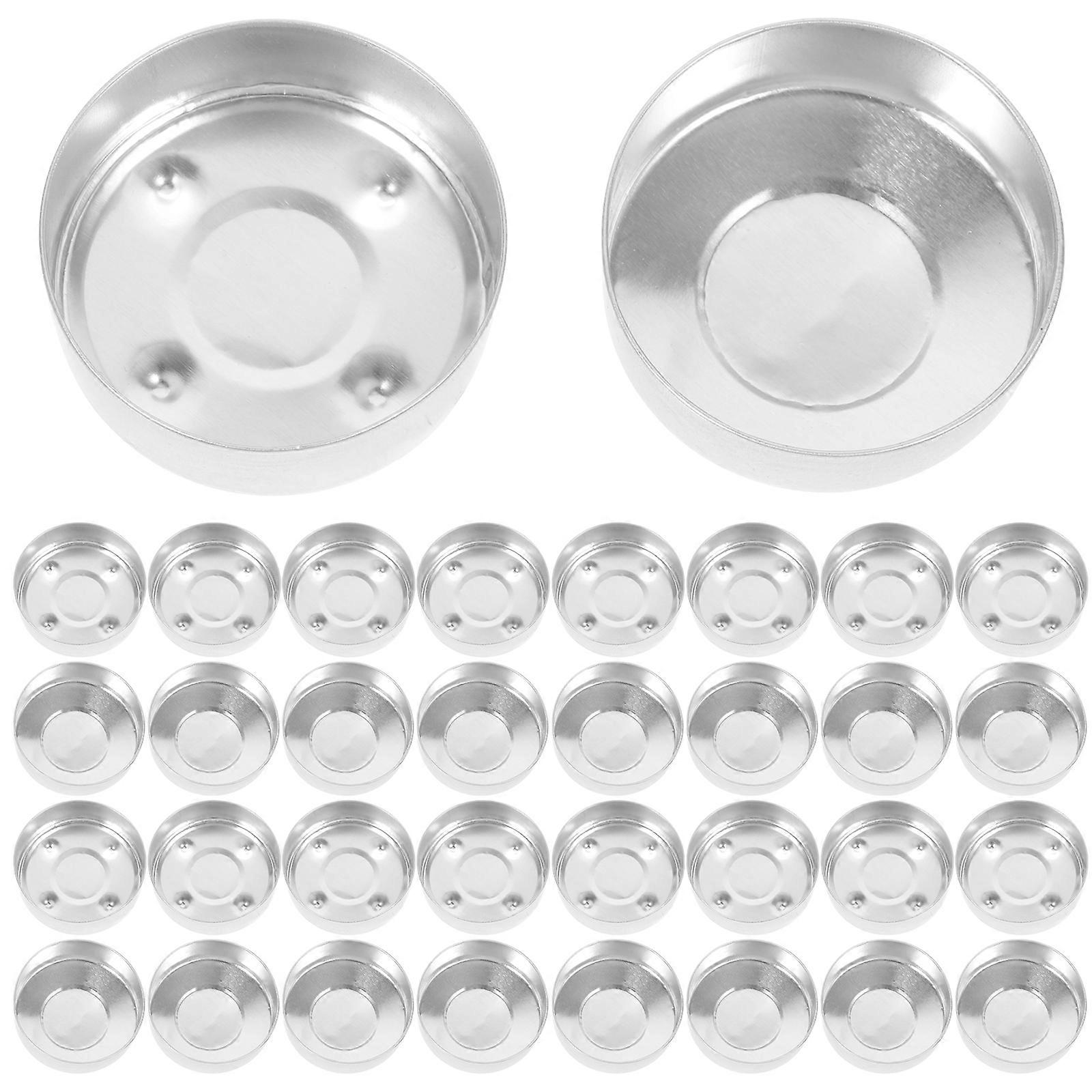 100pcs Candle Cups for DIY Dining Table Candle Cups Empty Tealight Candle Tins