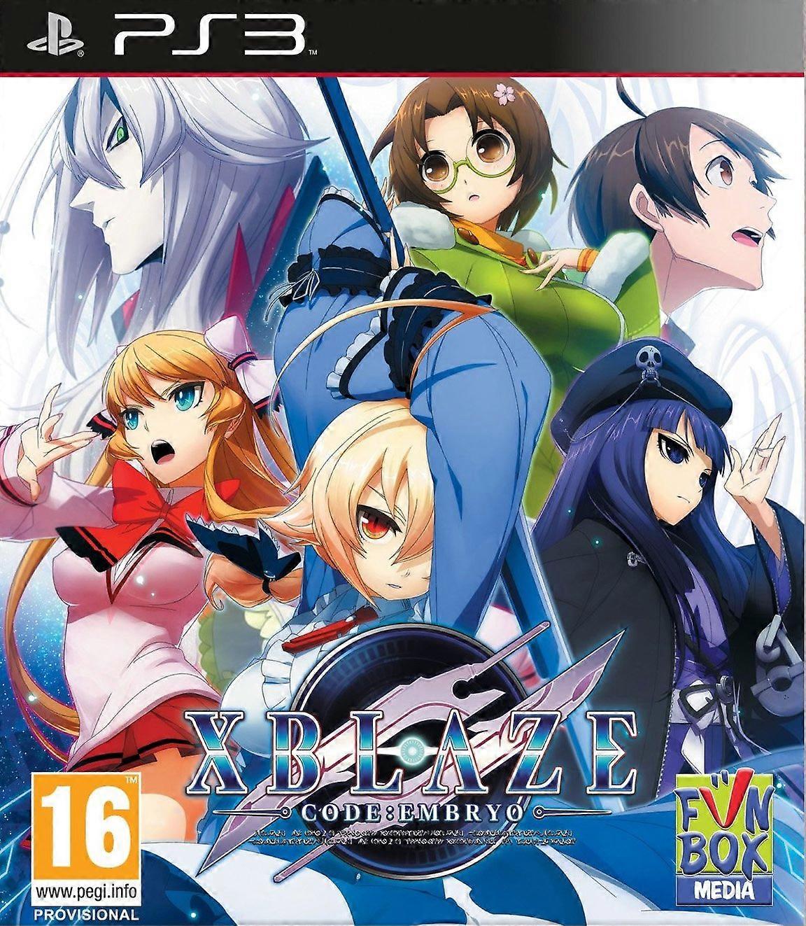 XBlaze Code  Embryo (PS3) - New & Sealed