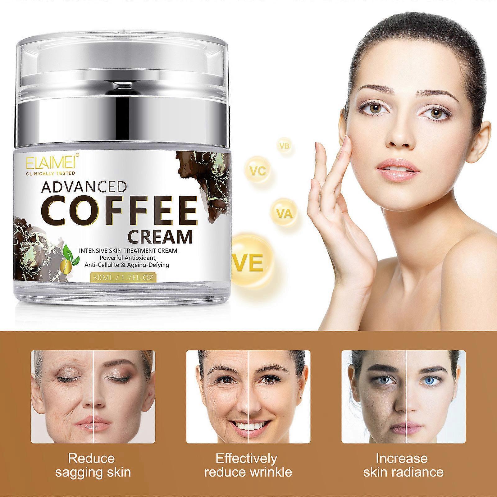 Active Caffeine Cream Moisturizing Hydrating Refreshing Moisturizing Pressing Cream 50ml