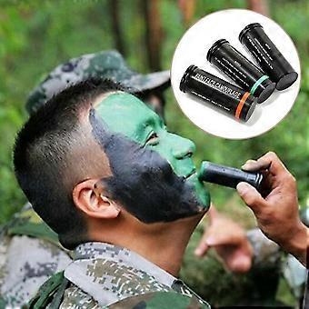 3 Stück Camouflage Face Stick Kit – Militärische Tarnfarben Schwarz, Braun, Grün – Für Körperbemalung & Cosplay