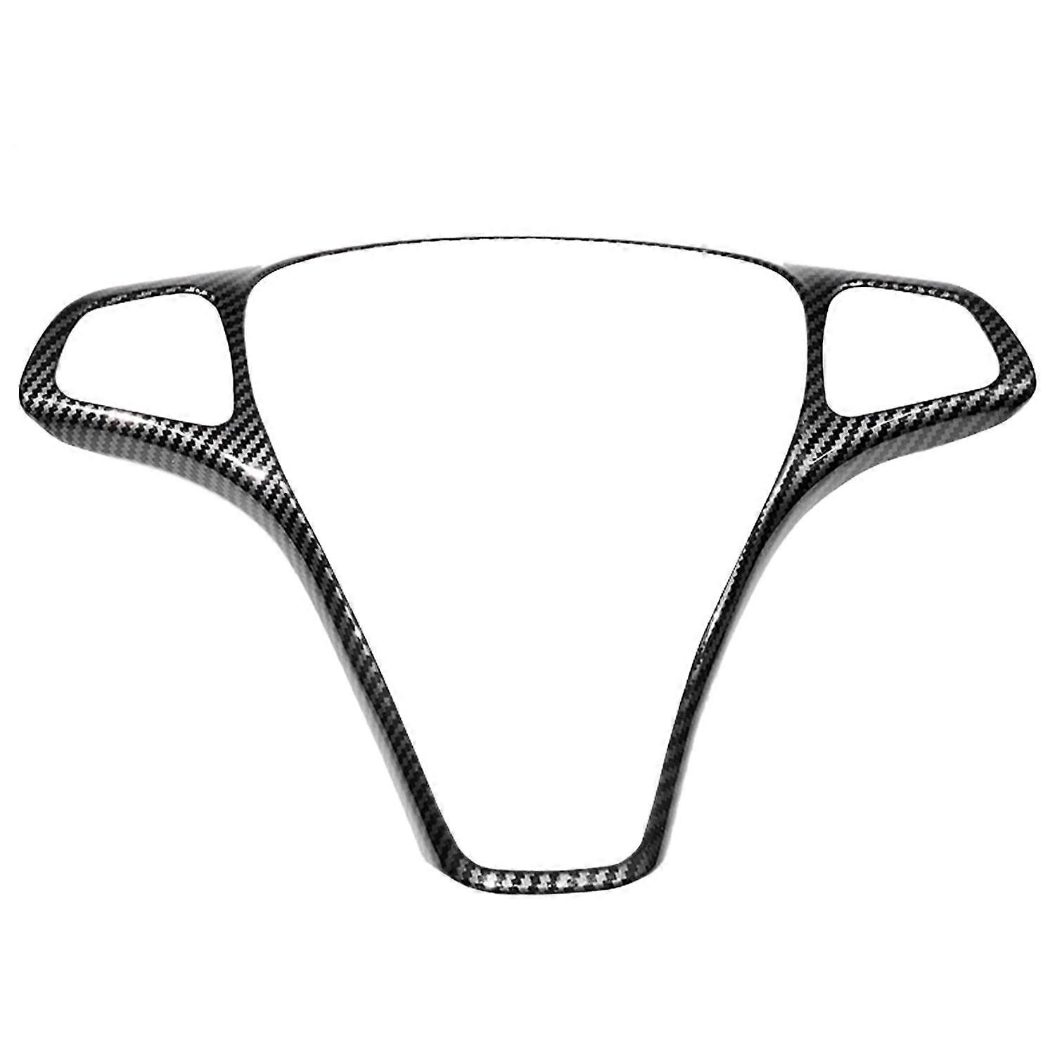 Steering Wheel Panel Cover Trim for W213 W205 X253 C E GLC 2014-2017 (Carbon Fiber Texture)