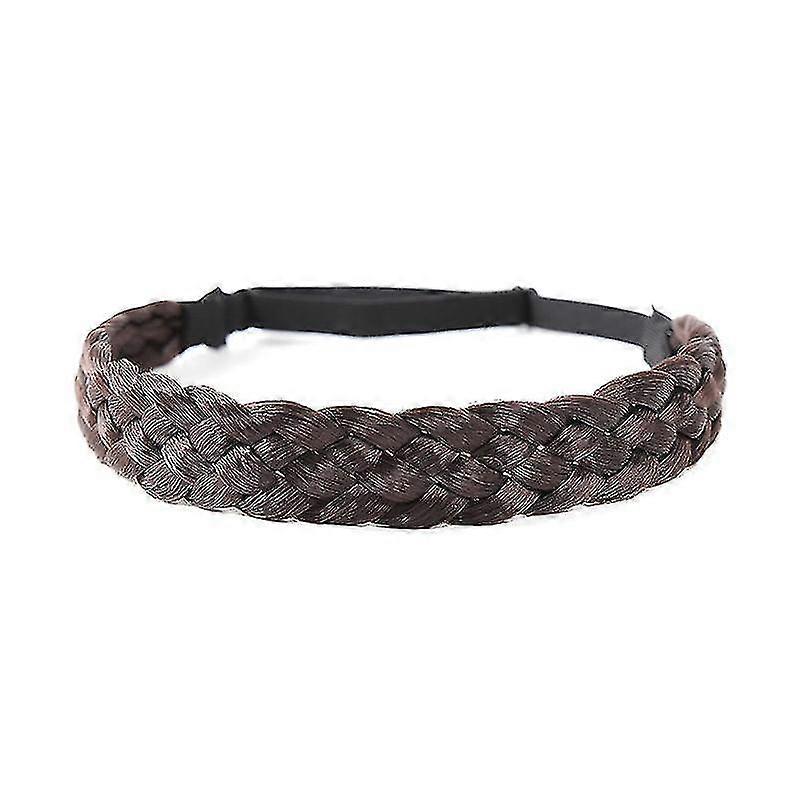 korean style twist braids modeling polyester wig headband/ high quality durable