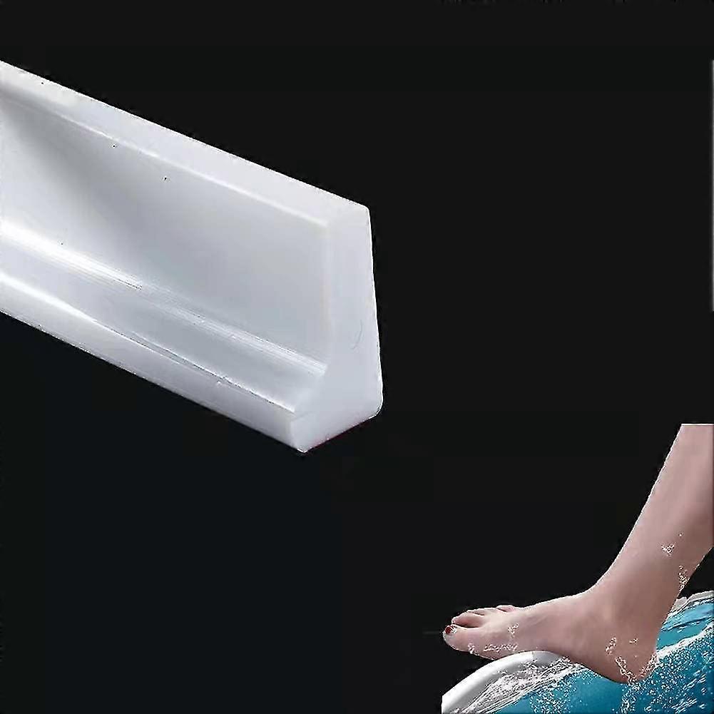 2m/78inch Silicone Shower Threshold Water Barrier(l Shape)